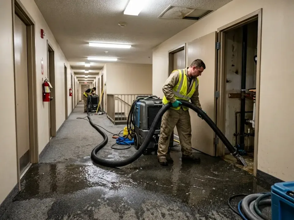 multi-unit-apartment-hallway-f-005 — frequently asked questions, Emergency Burst Pipe Water Extraction & Removal in Elfers,…